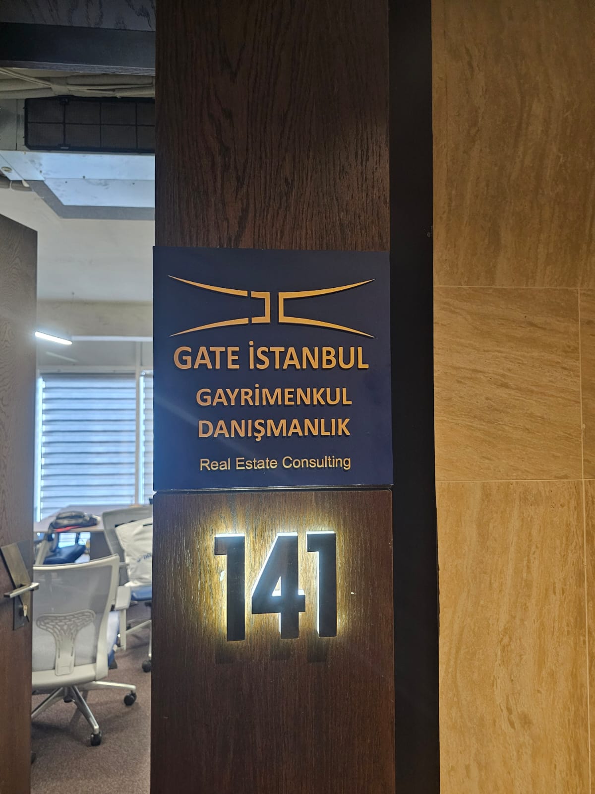 Gate Istanbul Real Estate office at NEF 09 Tower, Kağıthane, Istanbul