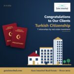 Turkish citizenship by real estate investment: 7 citizenships for Gate Istanbul Real Estate investors, 20 October 2026